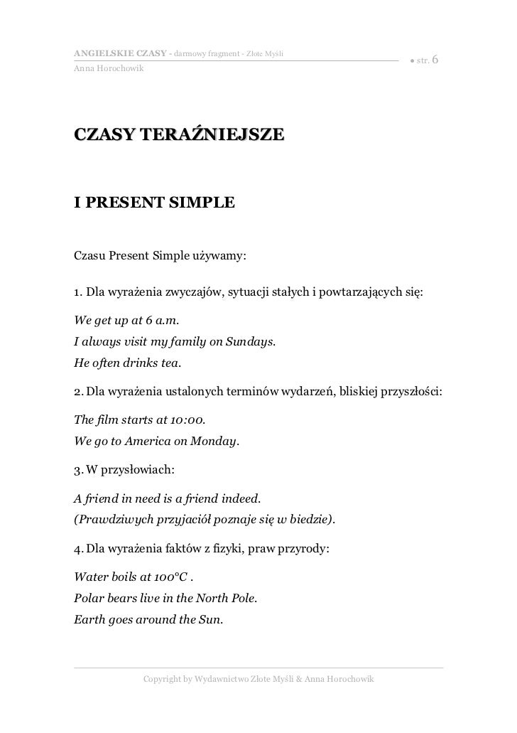 angielskie czasy anna horochowik angielskie czasy anna horochowik
